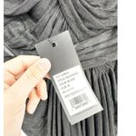 Tadashi Shoji Ellery Draped Metallic Jersey Gown in Black Photo 5