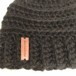 The North Fork black knit hat beanie winter hat North Fork Long Island NWOT Photo 1