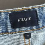 KHAITE  Danielle Jeans Women's 31 Straight Leg Denim Medium Wash Blue High Rise Photo 9