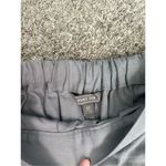 J. Crew Point Sur Gray Seaside Linen Blend Crop Wide Leg Pants Size 8T Lagenlook Photo 2