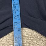 Vimmia  Pants Womens Medium Wide Leg Crop Wrap Cotton USA Stretch Navy Blue Photo 7