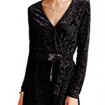 Anthropologie Saylor Black Floral Velvet Long Sleeve Romper Photo 0