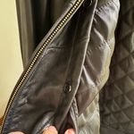 Ellen Tracy 100% genuine Black Leather Jacket lined with pockets Photo 8
