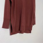 Athleta Mauve Wool Cashmere Crewneck Sweater Size Oversized Tunic SZ S Photo 3
