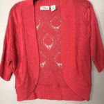 Allison Brittney  pullover open cardigan short sleeve top size medium Photo 2