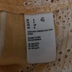 American Eagle Yellow Striped Off the Shoulder Cropped Blouse Photo 5