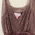 Jessica Simpson  maternity Brown Lace Nightgown Photo 3