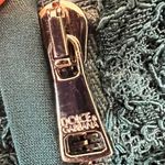 Dolce & Gabbana  Petrol Blue Ruched Lace Bustier Dress Photo 7