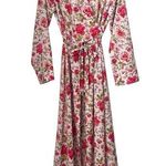 Something Navy  Red Poppy Gina Floral Coverup Size xxs Photo 0