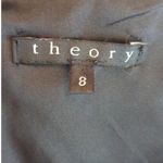 Theory  Black Squared Neck Dress Women's Size 8  Academia Preppy Casual Photo 8