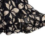 Textured Floral Mesh Jacket Black & Gold Damee Inc Evening Cocktail OX Large Photo 12