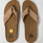 REEF Flip Flops Woman's Size 9 Cushion Strand Cork Sandal Rose Beach Summer Rare Photo 0