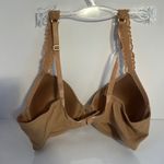 Natori Lace Trimmed Underwire T-Shirt Bra Beige 34D Photo 2