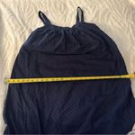 LDT Size 2 Navy Blue Blair Square Neck Sleeveless Tiered Maxi Dress Heritage Photo 10