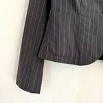 CAbi Nob Hill Blazer Cotton Stretch Pinstripe Jacket #396 Size 6 Photo 5