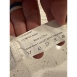 Crop Top White Wrap Medium Boho Peasant‎ Long Sleeve V Photo 7