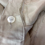 Charter Club  Allison Fit 16 Linen Blend High Waist Lined Shorts Beige Tan Photo 2