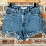 Abercrombie & Fitch Abercrombie Curve Love Mom Jean Shorts Photo 0