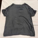Nation Ltd Gray/Blue Silky T-Shirt Photo 7