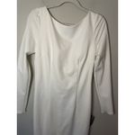 Katie May NOEL & JEAN  Cowl Back Long Crepe Wedding Gown Dress Off-White 12 NWT Photo 12