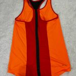 Nike Shirt Women Size Small Adult Orange Tank Top Sleeveless Dri Fit Swoosh Photo 2