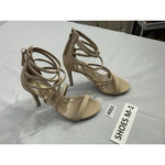 Dream Paris Womans Dream Pairs Sandals 7 Nude Back Zip Strappy Open Toe Stilettos Photo 1