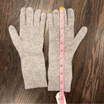 J.Crew  Soft Knit Gloves in Light Gray Wool and Alpaca NWT Photo 3