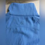 Lululemon NWT  Scuba Oversized Funnel Neck Half Zip Long Aero Blue Jacket Size XL Photo 11