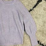 LC Lauren Conrad Lauren Conrad Purple Metallic Crewneck Sweater Photo 2