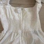 We Wore What  Puff Sleeve Cotton Poplin Maxi Dress Optic White Photo 16