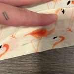 Kate Spade Flamingo Novelty Print 54% Silk Blend Dress Pockets Tropical Size 4 Photo 7