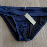 J.Crew Navy Bikini Bottoms Size Small Made in USA Photo 0