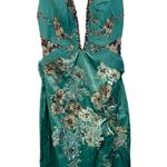NEW Mandalay Lagoon Green Beaded Lace Mermaid Evening Gown Cocktail Dress Sz 10 Photo 0