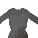 Michael Stars Utility Green Romper Jumpsuit Button Up with chest pockets small Photo 7