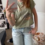 Tour Graphic Tee Green Size M Photo 1