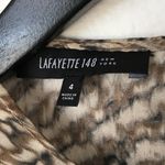 Lafayette 148 Animal Print Silk Blouse Photo 6