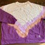 Free People Movement Ombre Metti Crewneck Sweatshirt‎ Small Tie Dye Purple Photo 0