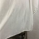 Victoria's Secret Victoria’s Secret white embellished, gold beach swim pool cover up S Photo 8