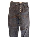 Garage  Jeans‎ Women's Sz 3 Black High Waist Skinny Stretch Denim Distressed Goth Photo 2