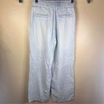 frame denim FRAME Super Drape Wide Leg Denim Drawstring Women's Chambray Pants Size Small‎ Photo 3