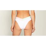 Peixoto Jolie Bikini Bottom Cutouts Ribbed Colorblocked Pink Green White S Photo 2