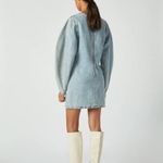 Pull & Bear NWT  Denim Dress With Full Sleeves Photo 3