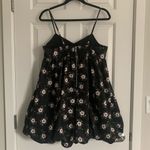 Free People  In a Bubble Mini Dress - Size XL‎ - Black - NWT Photo 4