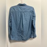 Women’s 90’s Western Style Blue Denim Shirt Size XL Photo 1
