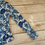 Tommy Bahama Womens Golf Blue Long Sleeve Full Zip Floral Jacket Size Medium Photo 2