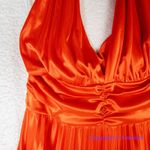 Vintage Taboo dress halter pleated, size‎ L Red Size L Photo 5