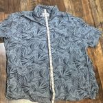 American Eagle Men’s Tropical Hawaiian Floral Print Short Sleeve Button Down XXL Photo 4