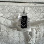 Becca  White Lace Crochet Pants, Resortwear Summer Vacation‎ Medium Photo 4