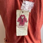 NWT Mur Mur Tank Dress Embroidery Bird Rhinestone Y2K Corset Cinch Grunge Medium Orange Photo 6