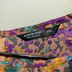 SheIn Ruched Pull Gather Floral Dress Photo 4